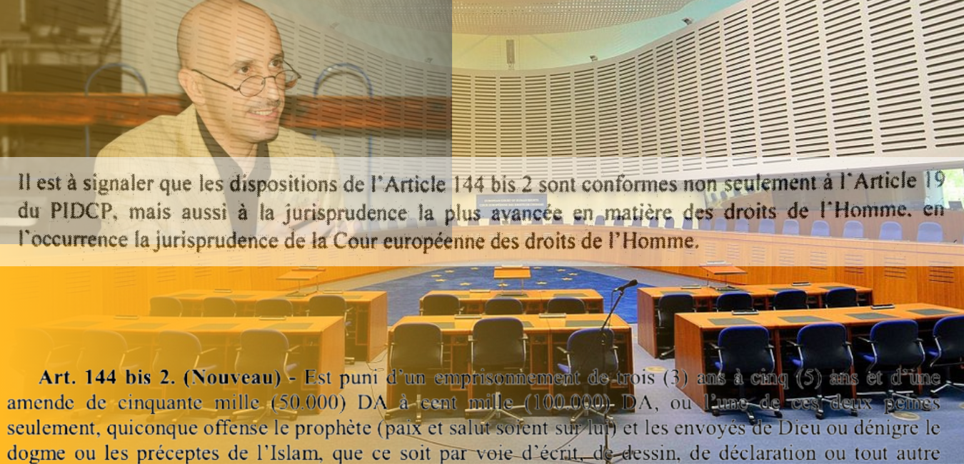 The European Court Of Human Rights: Model For Algeria’s Repression Of ...